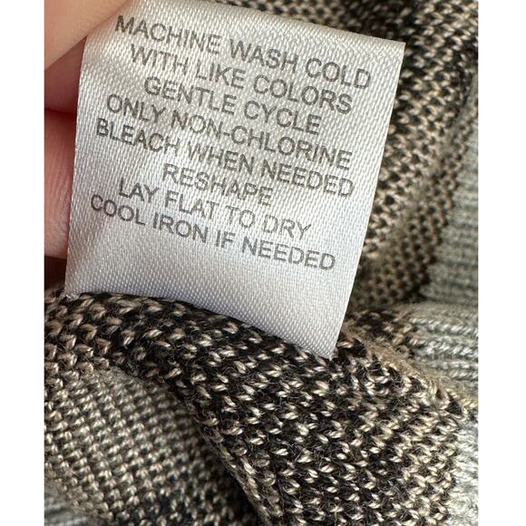 Payton Primrose animal print patchwork long sleeves cardigan size Small - Picture 5 of 12